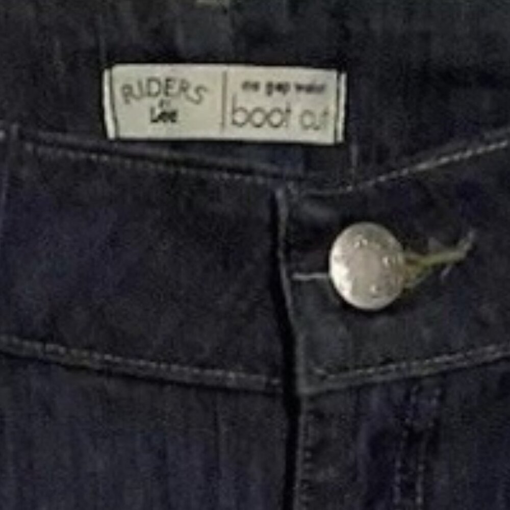 NWOT Riders by Lee No Gap Bootcut Stretch Jeans Dark Wash 24W✨50% Off Bundles 3+ - Picture 5 of 15